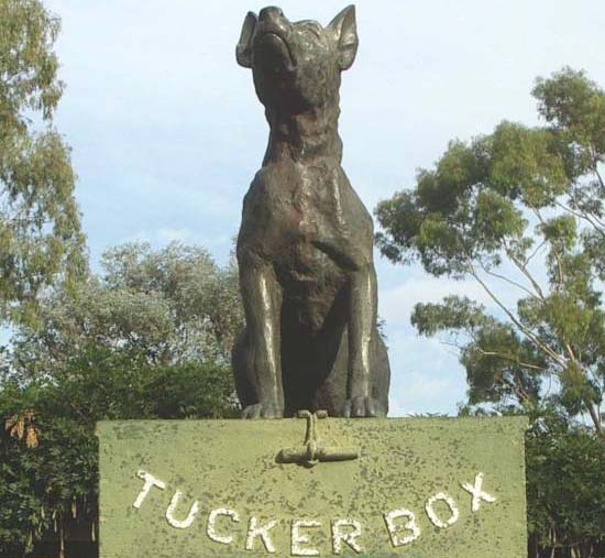 The Man Behind the Dog on the Tuckerbox