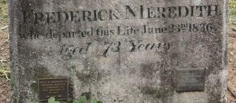 Are you a descendant of Frederick Meredith?